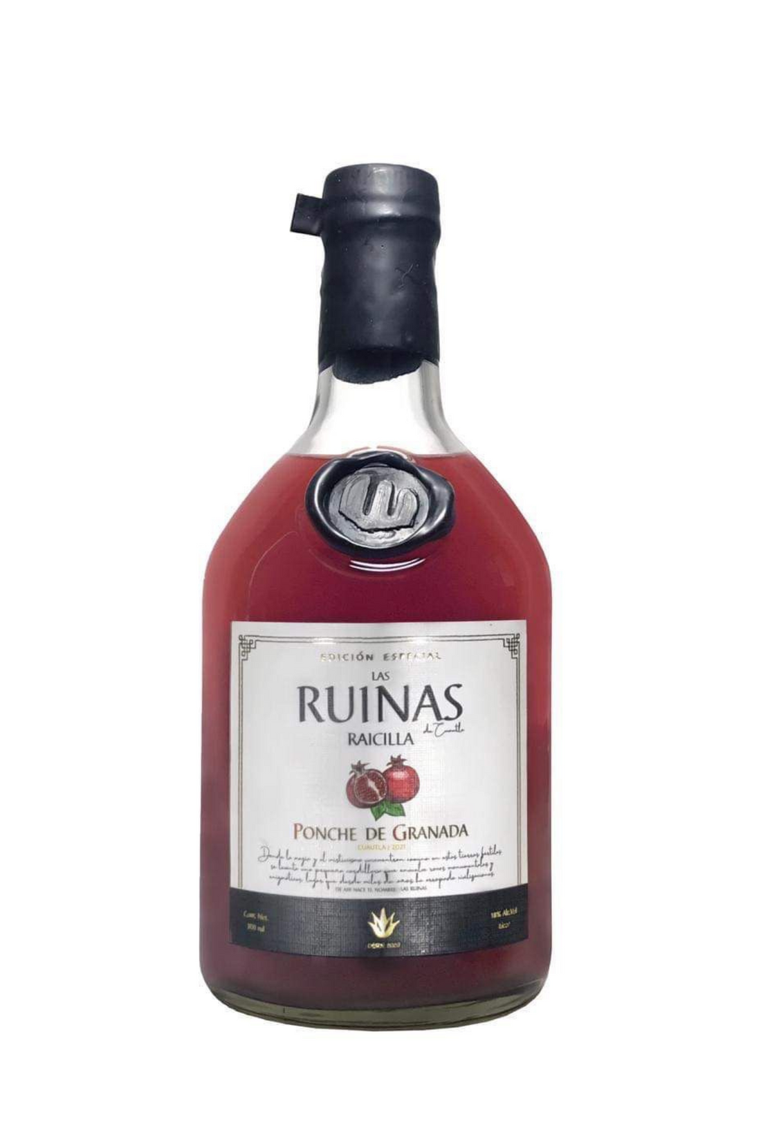 PEQUEÑA RAIZ® (formerly LAS RUINAS) Pomegranate Punch with Artisanal Raicilla 700ml 