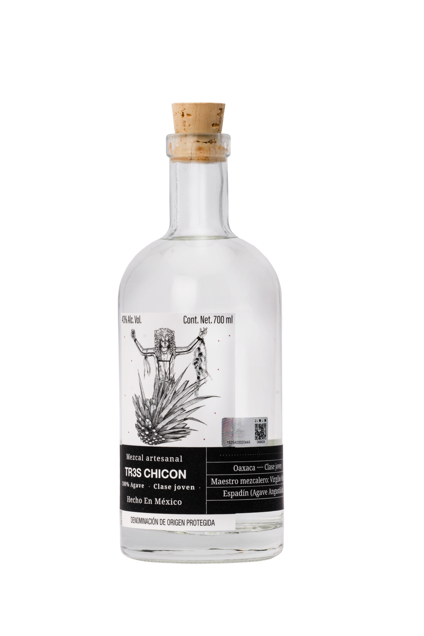 TR3S CHICON® Artisanal Mezcal Espadín 750ml