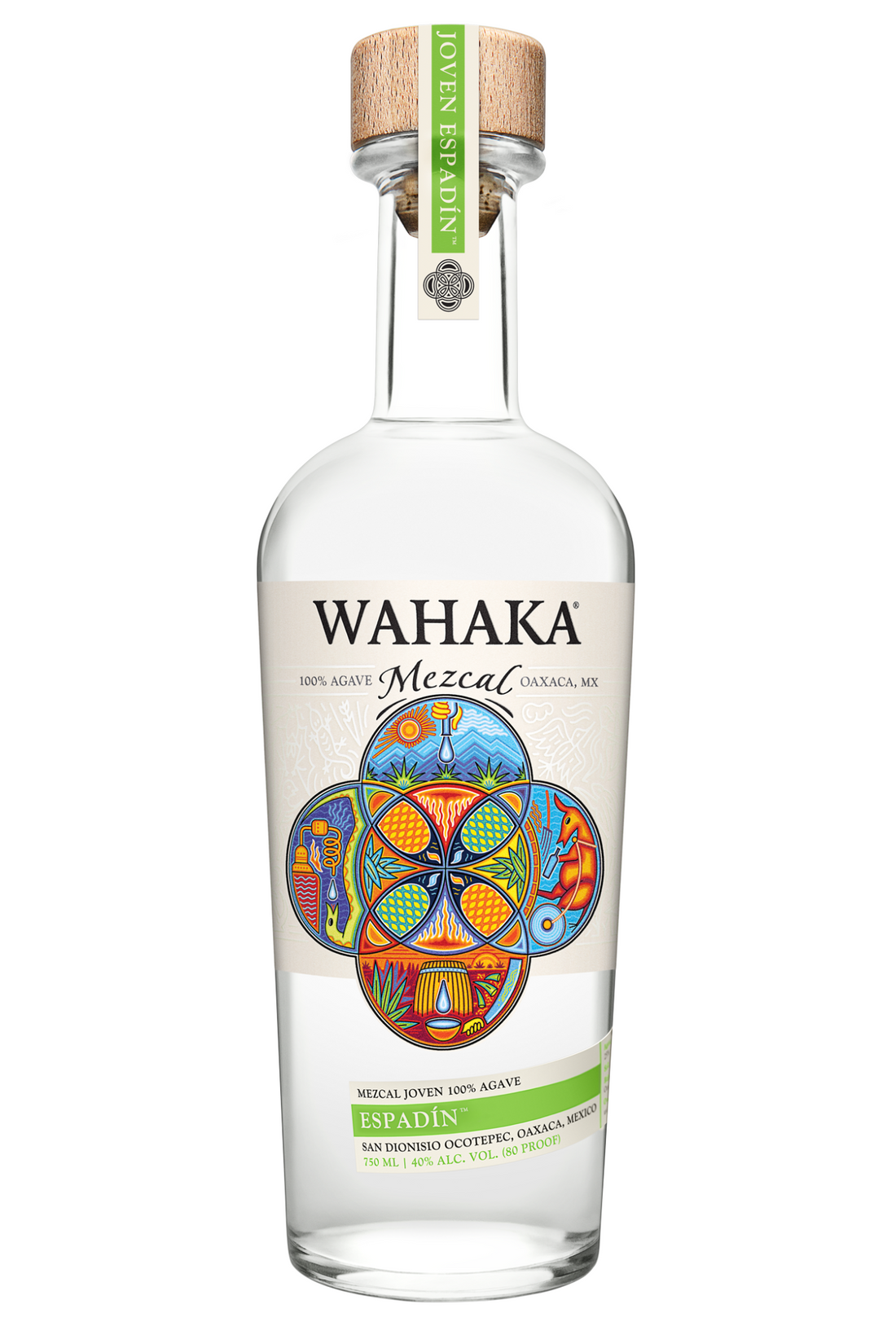 Mezcal Artesanal WAHAKA Espadín Joven 750ml